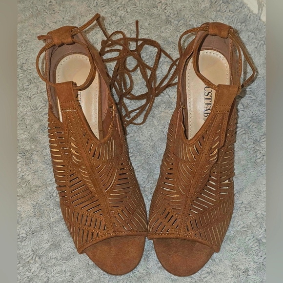 Just Fab Seduction Caged Heeled Sandal! SIZE 8.5. BRAND NEW AND NEVER WORN!✨️ - Picture 12 of 16